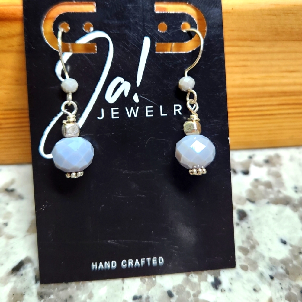 Handcrafted artisan boutique earrings by  Ja! Swedish designer